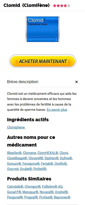 Prix du clomid en pharmacie